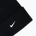 Шапка зимова Nike Peak Swoosh Beanie black/white 3
