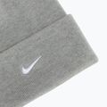Шапка зимова Nike Peak Swoosh Beanie dark grey heather/white 3