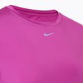 Жіноча футболка Nike One Classic Dri-Fit гаряча фуксія / чорна 3