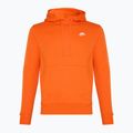 Кофта чоловіча Nike Sportswear Club Fleece Hoodie safety orange/ safety orange/ white