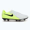 Кросівки футбольні чоловічі Nike Phantom GX 2 Academy metallic silver/volt/black 2