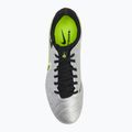 Кросівки футбольні чоловічі Nike Tiempo Legend 10 Pro FG metallic silver/volt/black 5