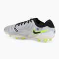 Чоловічі футбольні бутси Nike Legend 10 Pro Ag-Pro металік сріблястий / вольт / чорний 3