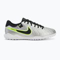 Кросівки футбольні чоловічі Nike Tiempo Legend 10 Academy TF metallic silver/volt/black 2