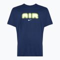 Футболка чоловіча Nike Air Graphic midnight navy/volt