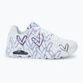 Кросівки жіночі SKECHERS JGoldcrown Uno Spread The Love white/light purple 2