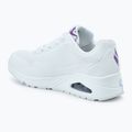 Кросівки жіночі SKECHERS JGoldcrown Uno Spread The Love white/light purple 3