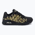 Жіночі туфлі SKECHERS JGoldcrown Uno Golden Heart чорний/багатобарвний металік 2