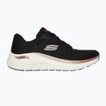 Кросівки жіночі SKECHERS Arch Fit 2.0 Glow The Distance black/rose gold 2
