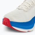 Кросівкі для бігу чоловічі HOKA Bondi 8 blanc de blanc/virtual blue 7