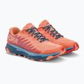 Кросівкі для бігу жіночі HOKA Torrent 3 papaya/real teal 5