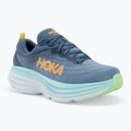 Кросівки для бігу чоловічі HOKA Bondi 8 Wide real teal/shadow