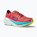 Жіночі бігові кросівки HOKA Mach X 2 грейпфрут/електричний корал 9