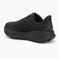 Чоловічі бігові кросівки HOKA Bondi 9 Wide чорний/чорний 3