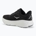Чоловічі бігові кросівки HOKA Bondi 9 Wide чорний/білий 3