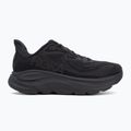 Кросівки для бігу чоловічі HOKA Clifton 10 Wide black/black 2