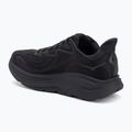 Кросівки для бігу чоловічі HOKA Clifton 10 Wide black/black 3