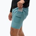 Чоловічі бігові шорти HOKA Glide 7'' 2в1 гірський туман 5