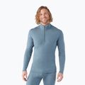 Кофта термічна чоловіча Smartwool Classic Thermal Merino Base Layer 1/4 Zip Boxed pewter blue h