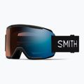 Окуляри гірськолижні Smith Squad black/chromapop pro photochromic blue mirror 5