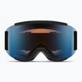 Окуляри гірськолижні Smith Squad black/chromapop pro photochromic blue mirror 6