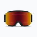 Гірськолижні маски Smith Squad black/chromapop pro photochromic red mirror 2