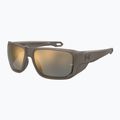 Окуляри сонцезахисні чоловічі Under Armour Attack MD S3 brwn metlzed/gold mirror oleophobic 2