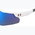 Окуляри сонцезахисні дитячі Under Armour Levelup Jr S3 matte white blue/blue multilayer 7