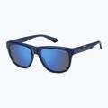 Окуляри сонцезахисні Polaroid PLD 2163/S matte blue/blue mirror polarized 2