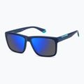 Окуляри сонцезахисні чоловічі Polaroid PLD 2164/S matte blue/blue mirror polarized 2
