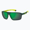 Окуляри сонцезахисні чоловічі Polaroid PLD 7058/S matte green/green mirror polarized high contrast 2