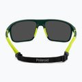 Окуляри сонцезахисні чоловічі Polaroid PLD 7058/S matte green/green mirror polarized high contrast 5