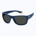Окуляри сонцезахисні дитячі Polaroid PLD 8064/S blue/grey polarized 2
