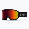 Гірськолижні окуляри Smith Transfer black/red sol-x mirror