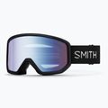 Окуляри гірськолижні Smith Transfer black/blue Сенсор mirror 5