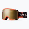 Окуляри гірськолижні  Smith Squad cinder chop up/chrp sun black gold mirror/clear 6