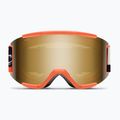 Окуляри гірськолижні  Smith Squad cinder chop up/chrp sun black gold mirror/clear 7