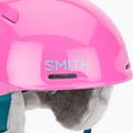 Шолом гірськолижний дитячий Smith Glide Jr Mips vivid pink hearts 5