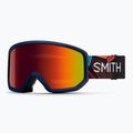 Окуляри лижні Smith Transfer S3 midnight geo alpine/red solx mirror antifog