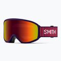 Окуляри лижні дитячі Smith Reason OTG S3 deep plum gradient/red solx mirror antifog