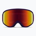 Окуляри лижні дитячі Smith Reason OTG S3 deep plum gradient/red solx mirror antifog 2