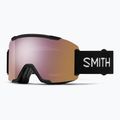 Окуляри лижні Smith Squad S2 black/chromapop everyday rose gold mirror