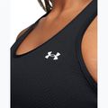 Танк топ для тренувань жіночий Under Armour HeatGear Armour Racer black/white 3