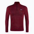 Кофта для бігу чоловіча Under Armour Seamless Stride 1/4 Zip racer red/reflective