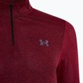 Чоловічий біговий світшот Under Armour Seamless Stride 1/4 Zip на блискавці гонщик червоний/світловідбиваючий 5