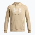 Кофта чоловіча Under Armour Rival Fleece Logo HD city khaki/summit white 4