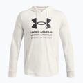 Чоловіча махрова куртка Under Armour Rival з графічним малюнком онікс білий/чорний