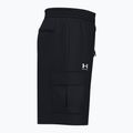 Шорти для тренувань чоловічі Under Armour Vibe Woven Cargo black/white 3