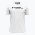 Футболка для тренувань чоловіча Under Armour Sliced Wordmark 60/40S white/black