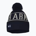 Шапка зимова чоловіча Under Armour Halftime Pom Beanie midnight navy/summit white 3